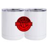10 oz. White Stainless Steel Short Tumbler Thumbnail