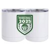 10 oz. White Stainless Steel Short Tumbler Thumbnail