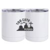 10 oz. White Stainless Steel Short Tumbler Thumbnail