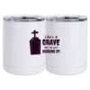 10 oz. White Stainless Steel Short Tumbler Thumbnail