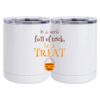 10 oz. White Stainless Steel Short Tumbler Thumbnail