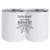 10 oz. White Stainless Steel Short Tumbler Thumbnail
