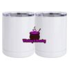 10 oz. White Stainless Steel Short Tumbler Thumbnail