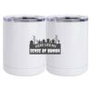 10 oz. White Stainless Steel Short Tumbler Thumbnail
