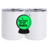 10 oz. White Stainless Steel Short Tumbler Thumbnail