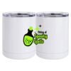 10 oz. White Stainless Steel Short Tumbler Thumbnail