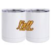 10 oz. White Stainless Steel Short Tumbler Thumbnail