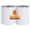 10 oz. White Stainless Steel Short Tumbler Thumbnail