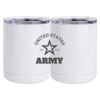 10 oz. White Stainless Steel Short Tumbler Thumbnail