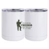 10 oz. White Stainless Steel Short Tumbler Thumbnail