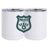 10 oz. White Stainless Steel Short Tumbler Thumbnail