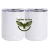 10 oz. White Stainless Steel Short Tumbler Thumbnail