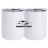 10 oz. White Stainless Steel Short Tumbler Thumbnail