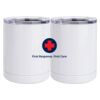 10 oz. White Stainless Steel Short Tumbler Thumbnail