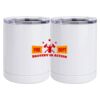 10 oz. White Stainless Steel Short Tumbler Thumbnail
