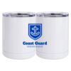 10 oz. White Stainless Steel Short Tumbler Thumbnail