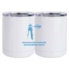 10 oz. White Stainless Steel Short Tumbler Thumbnail