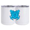 10 oz. White Stainless Steel Short Tumbler Thumbnail