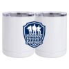 10 oz. White Stainless Steel Short Tumbler Thumbnail