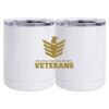 10 oz. White Stainless Steel Short Tumbler Thumbnail