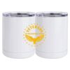 10 oz. White Stainless Steel Short Tumbler Thumbnail