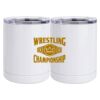 10 oz. White Stainless Steel Short Tumbler Thumbnail