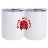10 oz. White Stainless Steel Short Tumbler Thumbnail