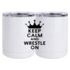 10 oz. White Stainless Steel Short Tumbler Thumbnail
