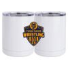 10 oz. White Stainless Steel Short Tumbler Thumbnail