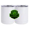 10 oz. White Stainless Steel Short Tumbler Thumbnail