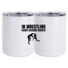 10 oz. White Stainless Steel Short Tumbler Thumbnail