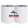 10 oz. White Stainless Steel Short Tumbler Thumbnail