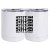 10 oz. White Stainless Steel Short Tumbler Thumbnail