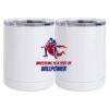 10 oz. White Stainless Steel Short Tumbler Thumbnail
