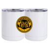 10 oz. White Stainless Steel Short Tumbler Thumbnail