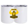 10 oz. White Stainless Steel Short Tumbler Thumbnail