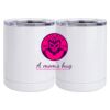 10 oz. White Stainless Steel Short Tumbler Thumbnail