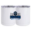 10 oz. White Stainless Steel Short Tumbler Thumbnail