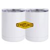 10 oz. White Stainless Steel Short Tumbler Thumbnail
