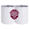 10 oz. White Stainless Steel Short Tumbler Thumbnail