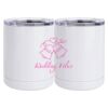 10 oz. White Stainless Steel Short Tumbler Thumbnail