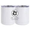 10 oz. White Stainless Steel Short Tumbler Thumbnail