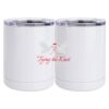 10 oz. White Stainless Steel Short Tumbler Thumbnail