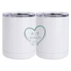 10 oz. White Stainless Steel Short Tumbler Thumbnail