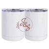 10 oz. White Stainless Steel Short Tumbler Thumbnail