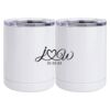 10 oz. White Stainless Steel Short Tumbler Thumbnail