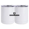 10 oz. White Stainless Steel Short Tumbler Thumbnail