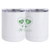 10 oz. White Stainless Steel Short Tumbler Thumbnail
