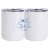 10 oz. White Stainless Steel Short Tumbler Thumbnail