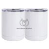 10 oz. White Stainless Steel Short Tumbler Thumbnail